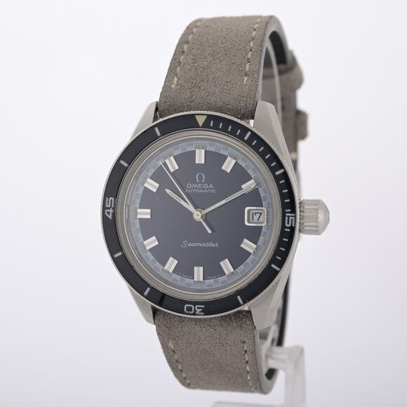 Omega Seamaster 60 Big Crown 166.062 36mm Automatic Blue Men's Watch - Picture 2 of 12